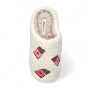 Aeropostale chocolate bar hearts comfy Slippers